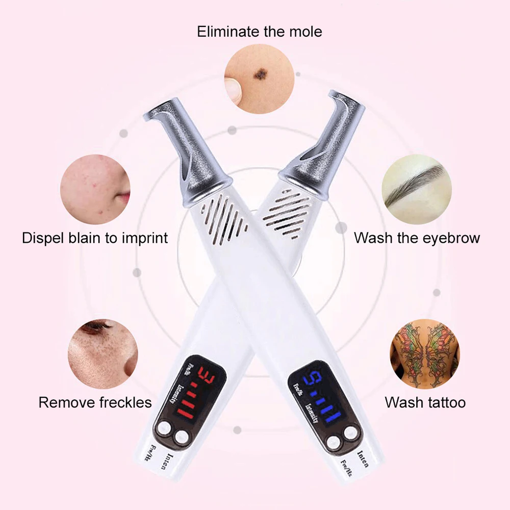 Лазерная ручка пикосекунда DIOZO синяя и красная для удаления татуировок родинок