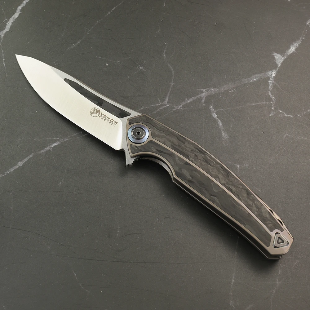 Новый складной нож VENOM лезвие M390 уличный инструмент карманный для повседневного