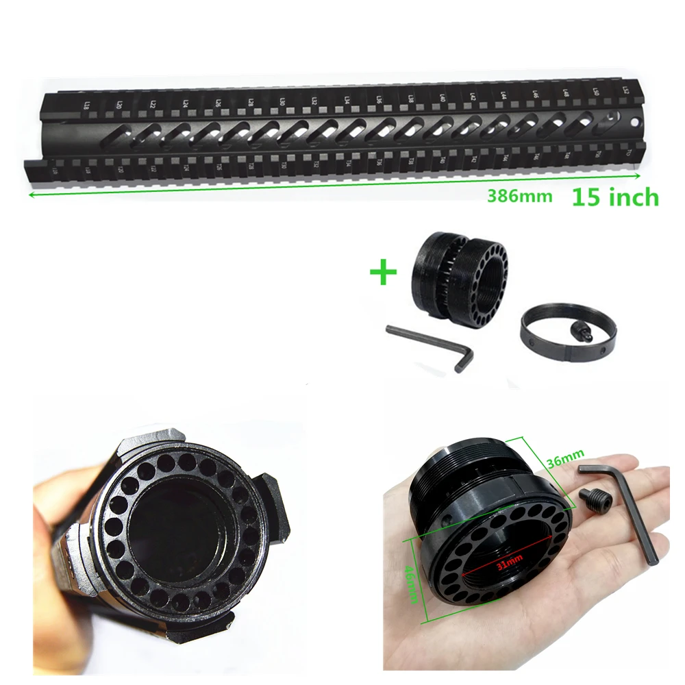 FIRECLUB Tactical " 7" 1" 12" 1" бесплатно поплавок Quad Rail Handguad M4 AR15 M16 рейка Пикатинни Тип поручень RAS