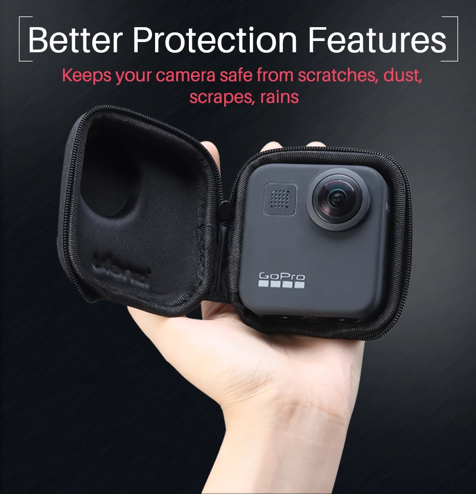 Ulanzi водонепроницаемый чехол для хранения для Gopro Max Мини Портативный защитный чехол