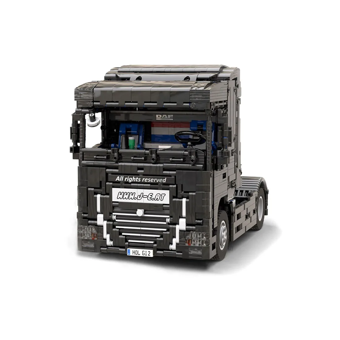 

2879Pcs MOC Remote Control Heavy Truck Tractor Bricks DIY Small Particle Building Block Model Stem Toy Kids gifts