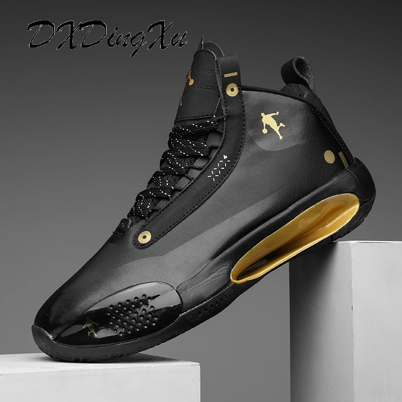 

39-45 Men Outdoor Casual Sport Basketball Shoes for Male High Top Breathable Air Cushion Running Sneakers Trainers 2021 New