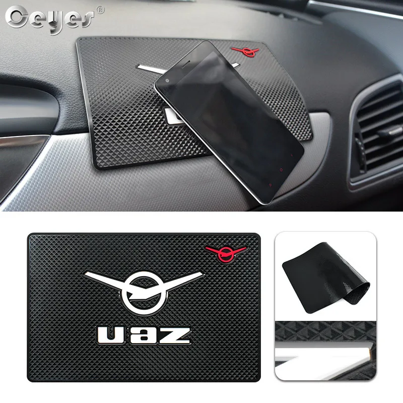 1pc Ceyes Car Styling Sticker Emblems Anti Slip Mat Pads Case For UAZ Hunter 469 452 3163 Patriot Auto Interior Accessories | Автомобили и