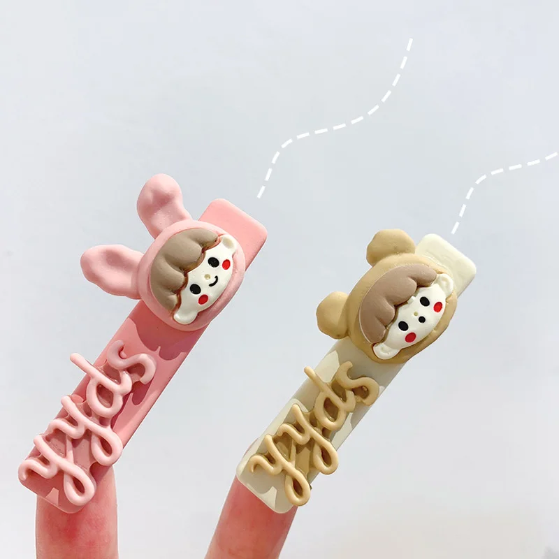 

1PCS/Set New Girls Cute Cartoon Pink Bunny bear Hair Clips Kids Lovely Hairpins Headband Barrettes Fashion Hair Accessories