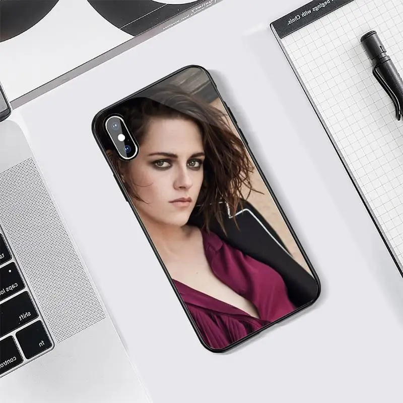 

TV show Twilight Kristen Stewart Phone Cases Tempered glass For iphone 5C 6 6S 7 8 plus X XS XR 11 PRO MAX