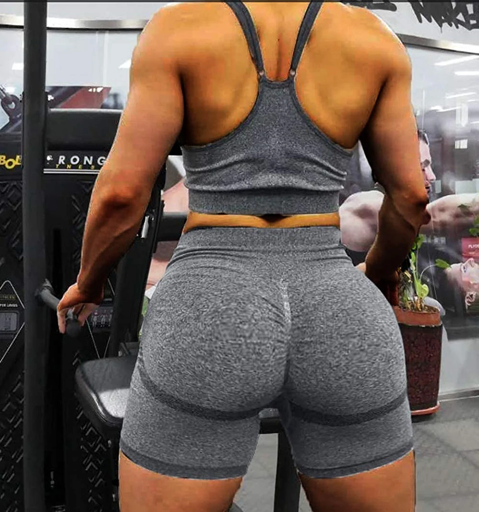 

Yoga Shorts Ruched Butt Scrunch Sport Shorts Women Gym Leggings High Waist Workout Fitness Shorts Tummy Control Running Tights