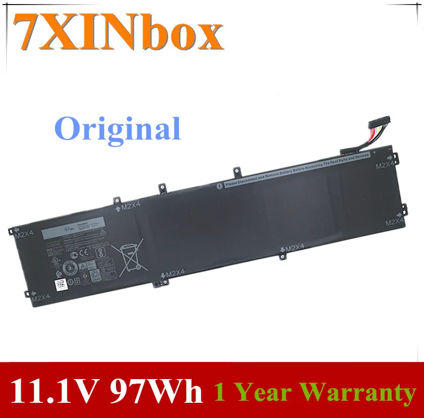 

Аккумулятор 7XINbox 11,4 в, 97 Втч, оригинальный 6gtpy 5XJ28 для ноутбука Dell Precision 5510 XPS 15 9550 9560 6gtpy 5XJ28, планшета
