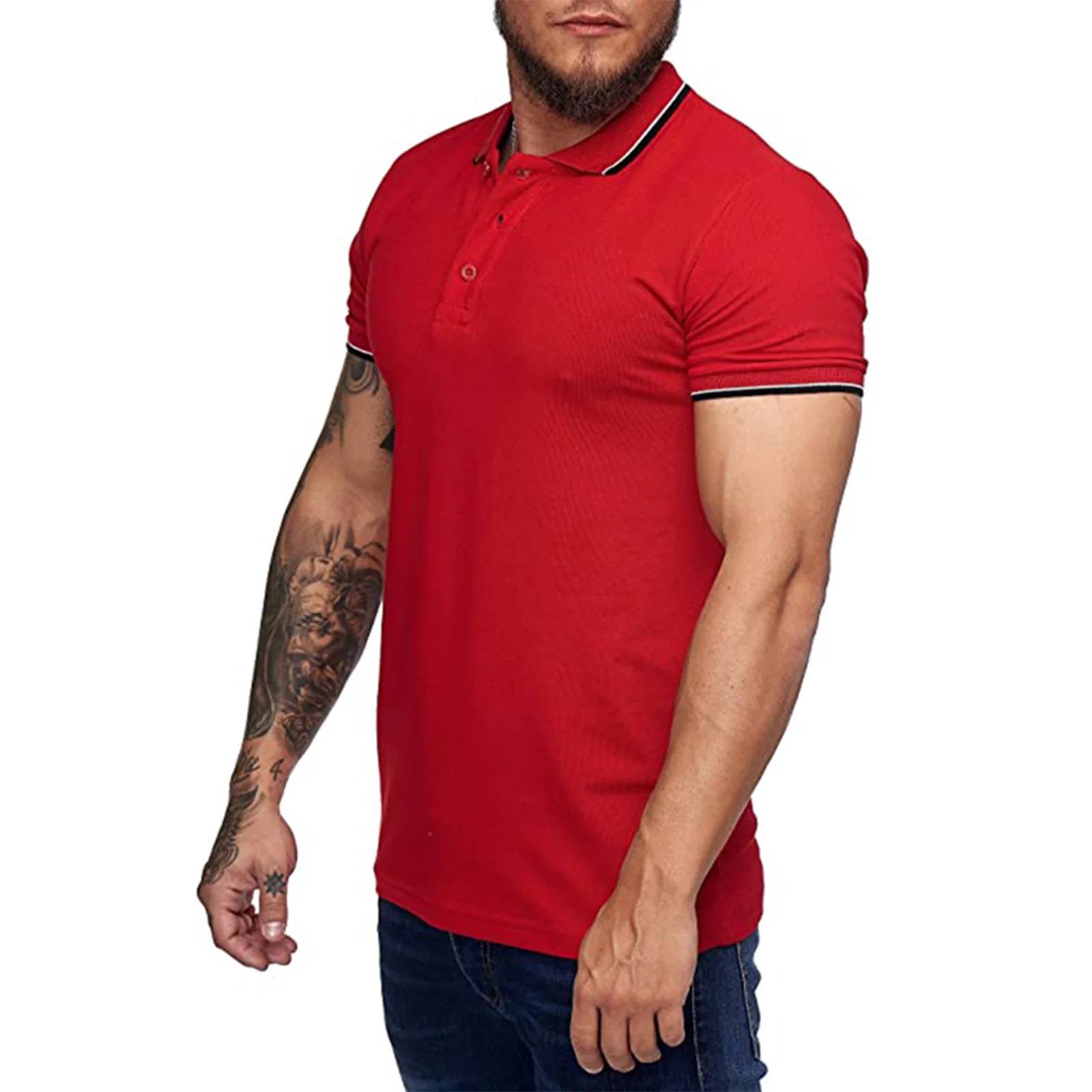 

hirigin Men Tshirt 2021 Fashion Men Clothing Summer Beach Shirt Holiday Short Sleeve Basic Tops Casual Po lo Shirt Men