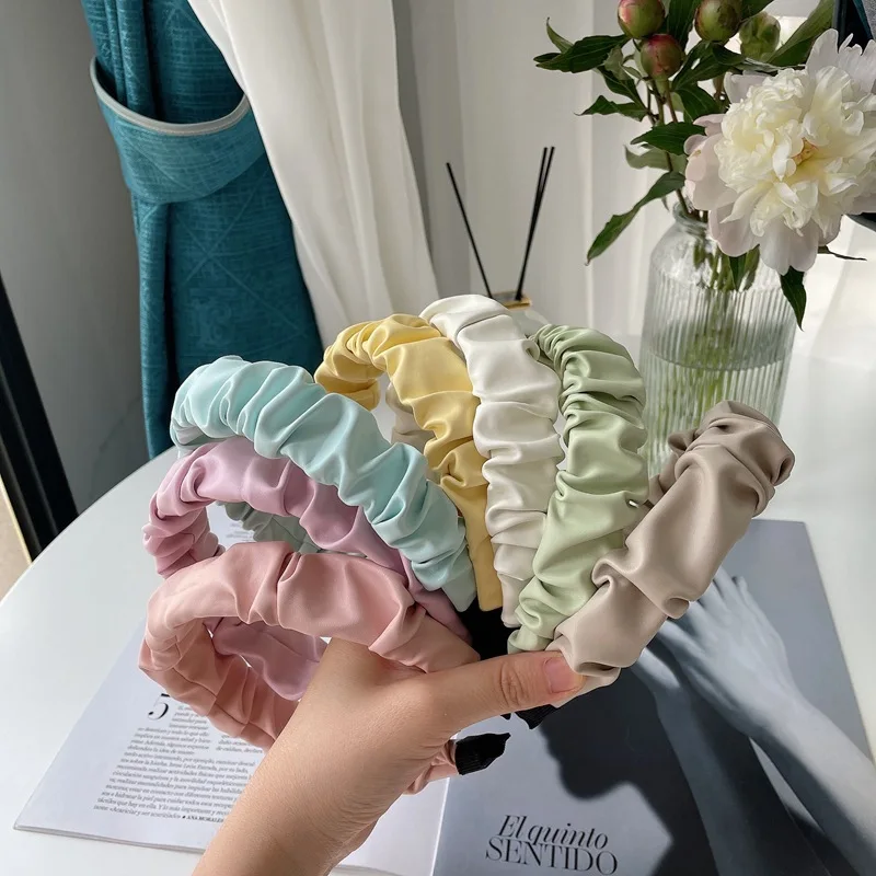 

2021 New Sale Korea Cute Female Hair Accessories Sweet Elegant Hairband Wash Face Makeup Headband Women's Headdress Hair Hoop
