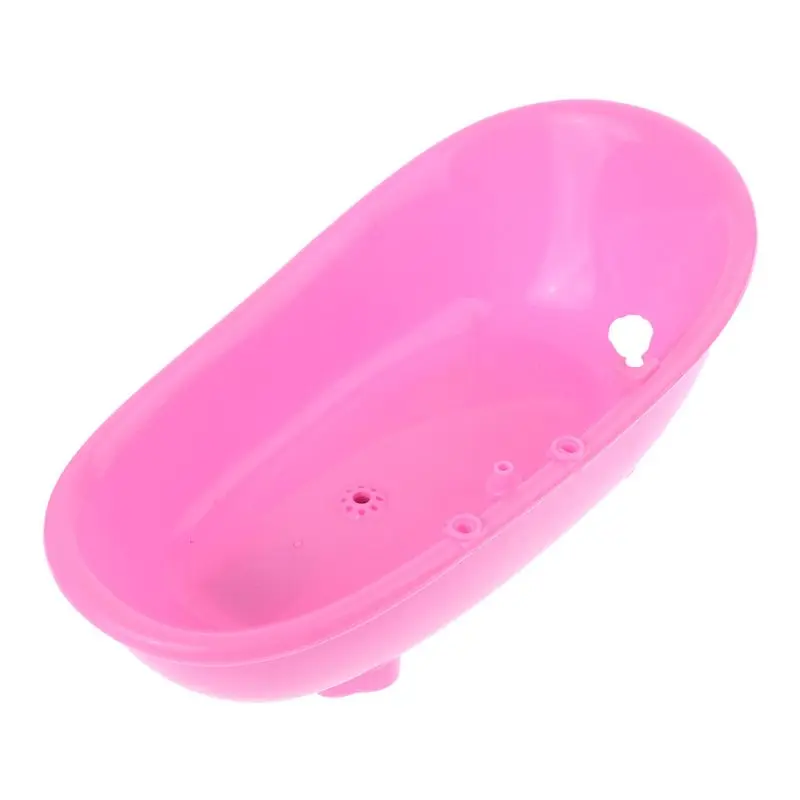 

1/6 Dollhouse Miniatures Electric Bathtub Furniture Bathroom Accessories Kids Pretend Toy