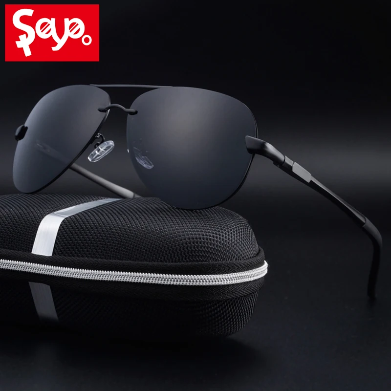 Модные поляризационные солнцезащитные очки SAYLAYO для мужчин и женщин вождения с