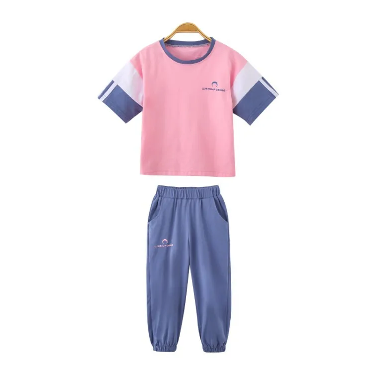 

Girls' Suit New Summer 2021 Fashionable Girls' Children's Clothes Loose Casual