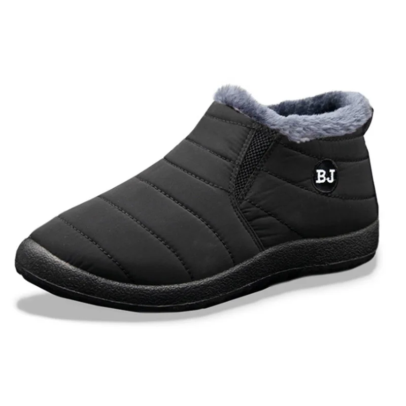 

Men's Boots Lightweight Winter Shoes For Men Plush Snow Boots Waterproof Winter Footwear Plus Size 45 Slip On Unisex Ankle Boot