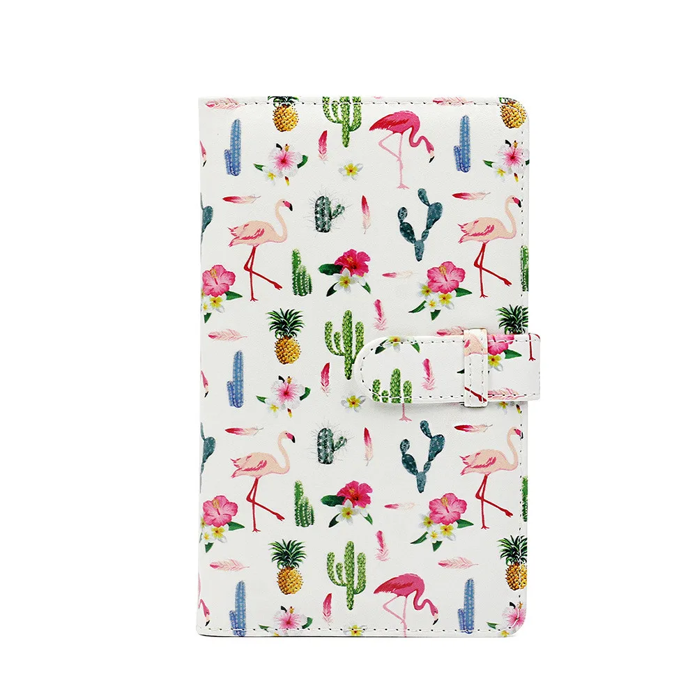 Cactus flamingo 1 шт. 96 карманов кактус Фламинго из искусственной кожи мгновенный чехол для фотографий в альбоме 3 дюймов мини фильм фотоальбом - Цвет: Cactus flamingo