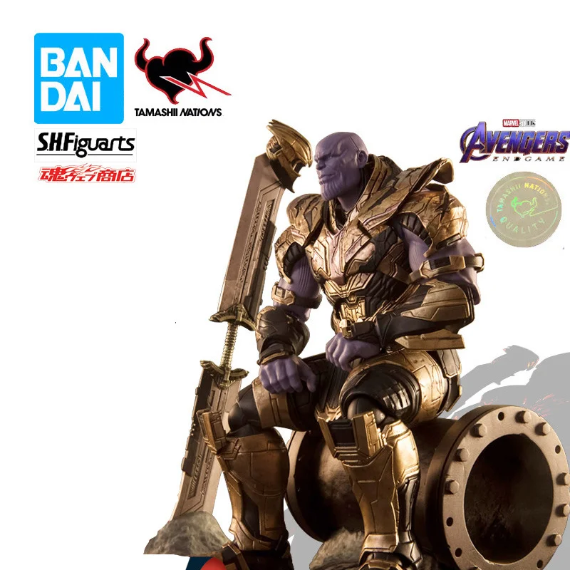 Bandai душа лимит Shf танос Мстители: финал экшн ПВХ Коллекционная модель игрушка