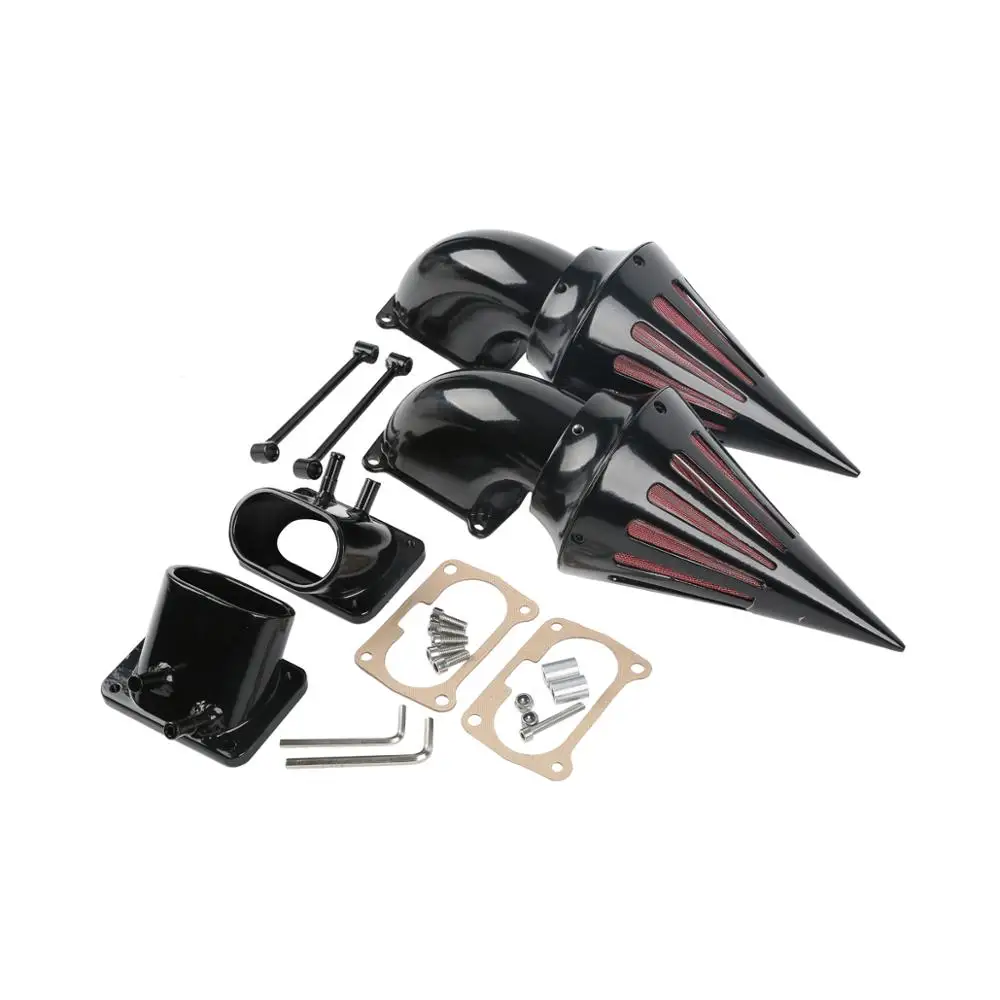 Мотоциклетный алюминиевый двойной воздухоочиститель впускной фильтр для Suzuki 8 M