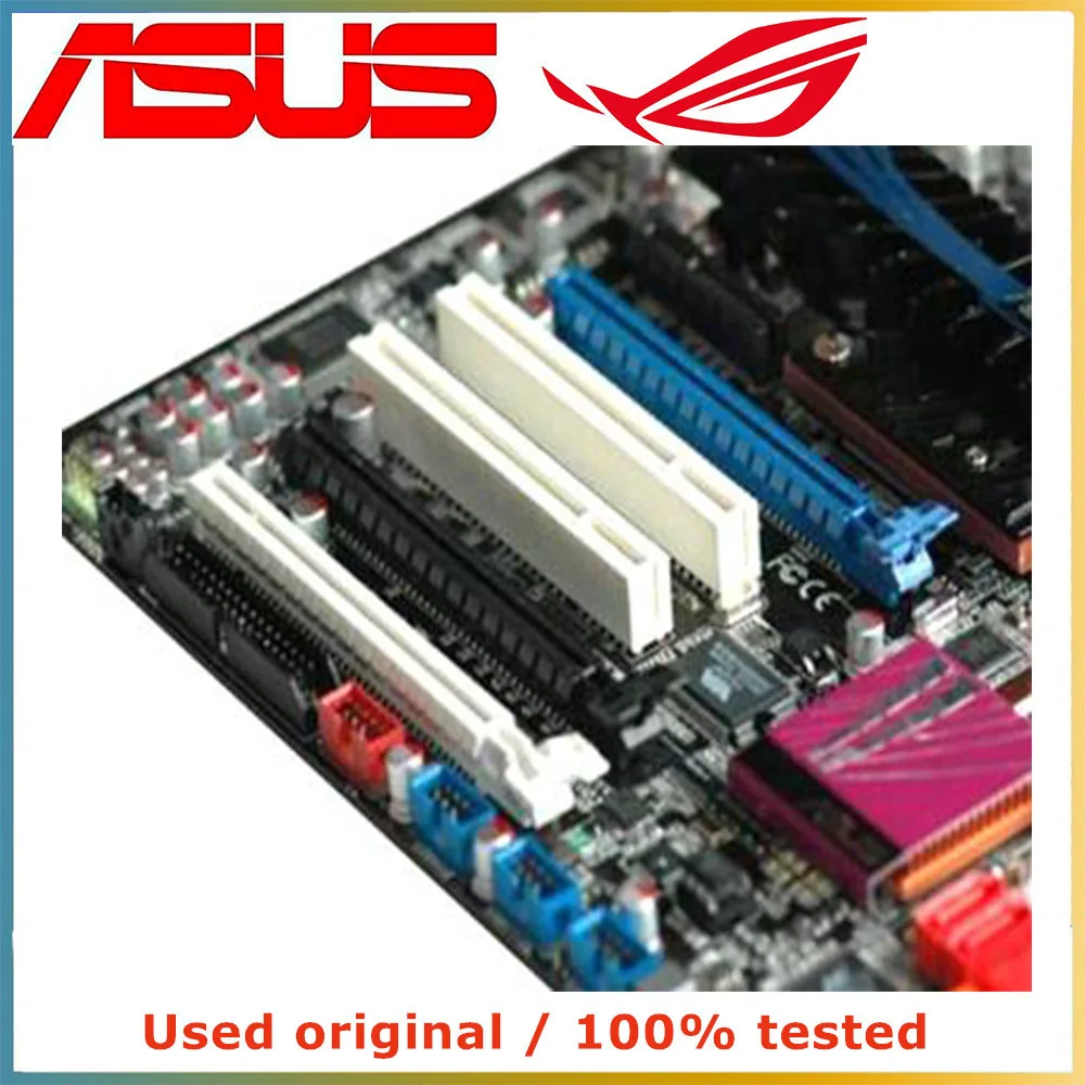 Для процессора Intel X58 LGA 1366 для ASUS P6T Deluxe материнская плата компьютера LGA1366 DDR3 б/у