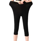 Женские блестящие Бриджи LJCUIYAO с эффектом пуш-ап и высокой талией, эластичные мягкие Капри карамельных цветов до середины икры, яркие цвета, мягкая подошва