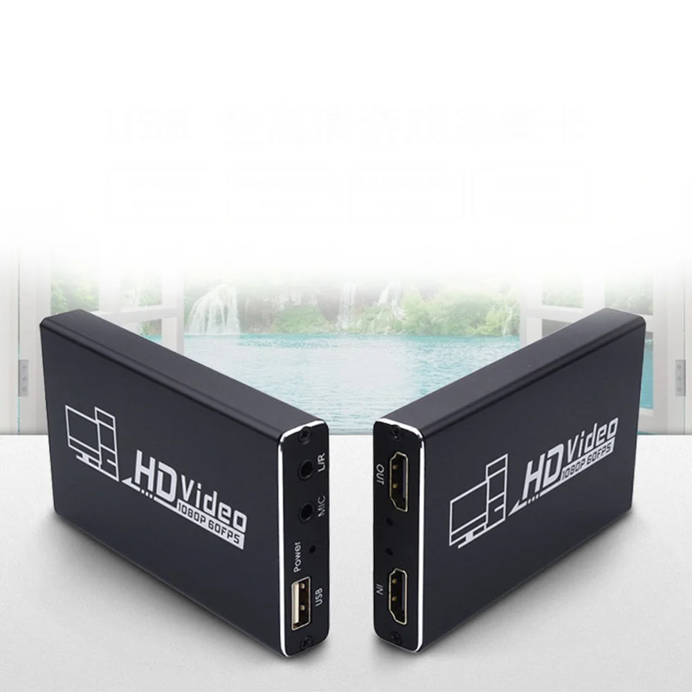 1080P 60 кадров в секунду HDMI записывающее устройство USB для видеосъемки игра Webcast