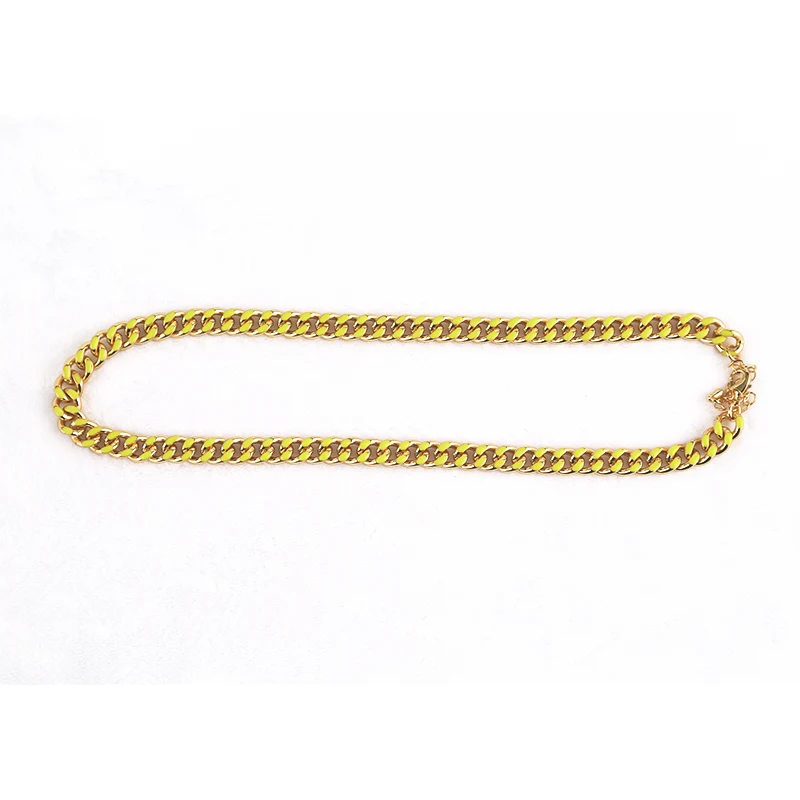 XUQIAN 18cm 2022 Fashion with Simple Drop Oil Chain Necklace Bracelet for DIY Handmade Jewelry Wholesale C0057