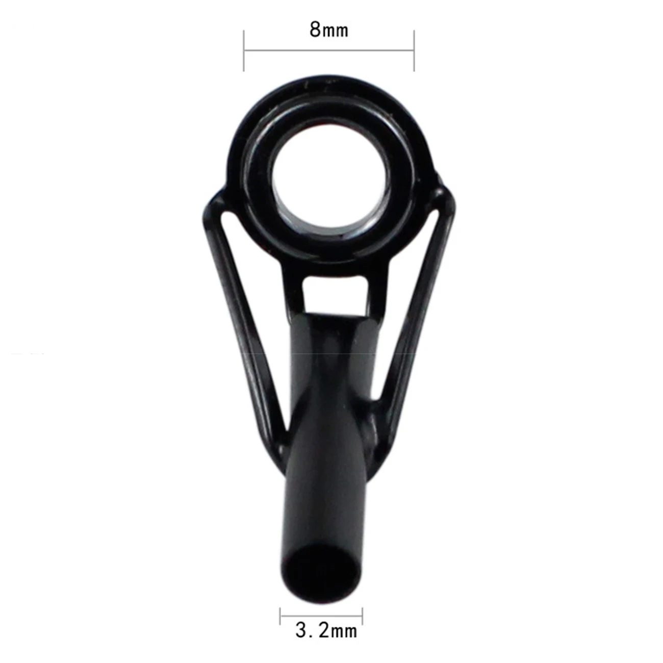 

40Pcs Fishing Rod Guides Set Tips Repair Kit DIY Building Rod Repair Eye Ring Set Bait Casting Rod Guides fishing rod guides
