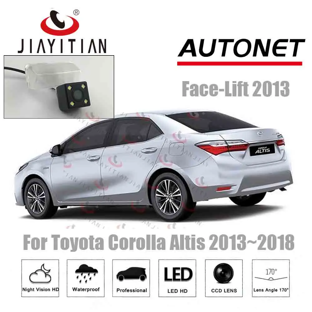 JIAYITIAN камера заднего вида для Toyota Corolla Altis 2013~ CCD камера ночного видения камера номерного знака