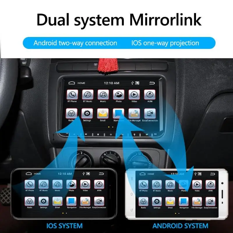 9 дюймов экран GPS навигация Android 0 реверсивная камера изображения соответствие с