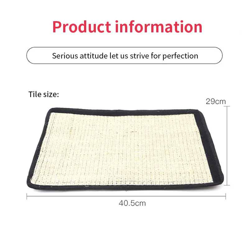 Когтеточка для кошек коврик Натуральный сизаль защита мебели ног стула