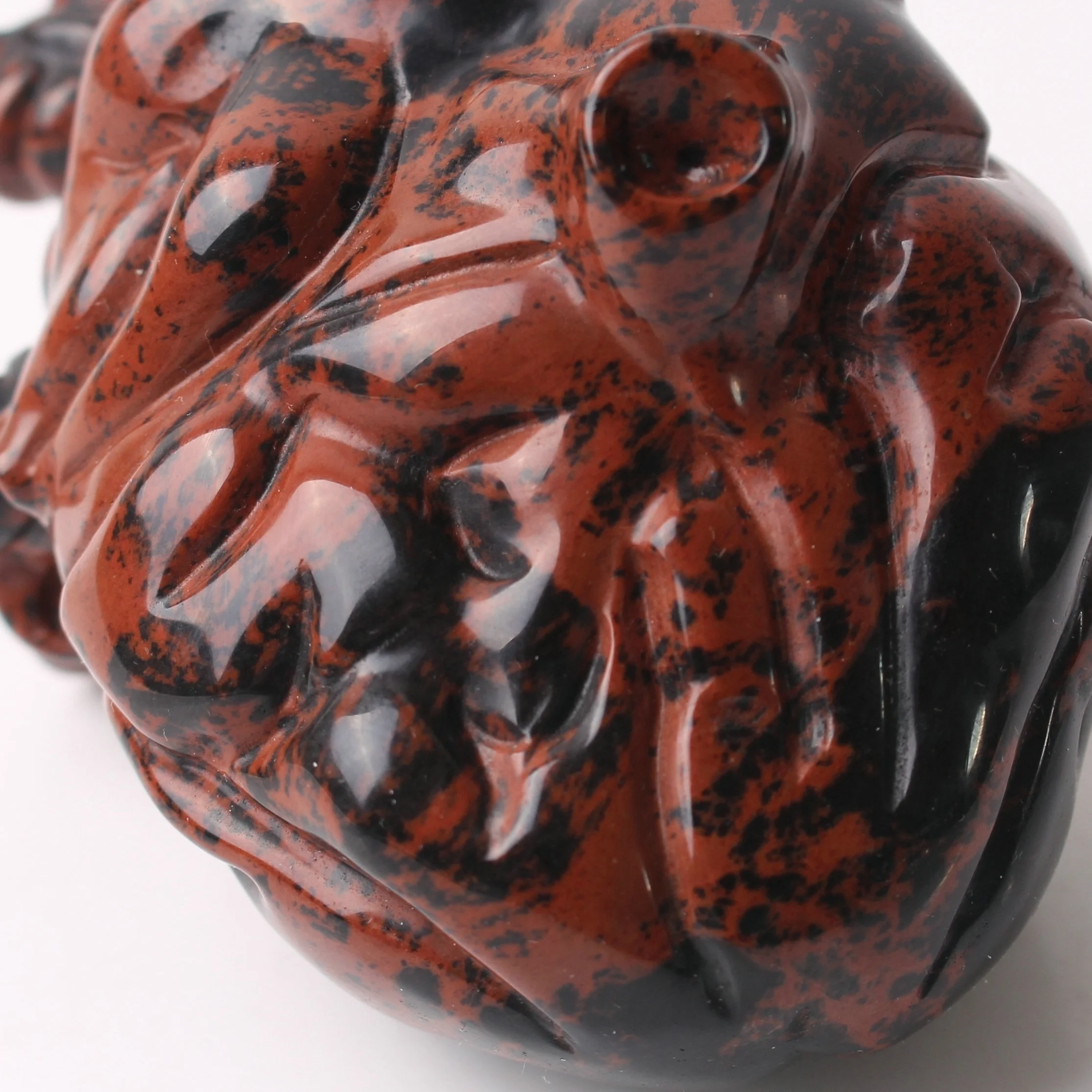 1PC Natural Mahogany Obsidian Heart Adult Model Polished Sculptural | Дом и сад