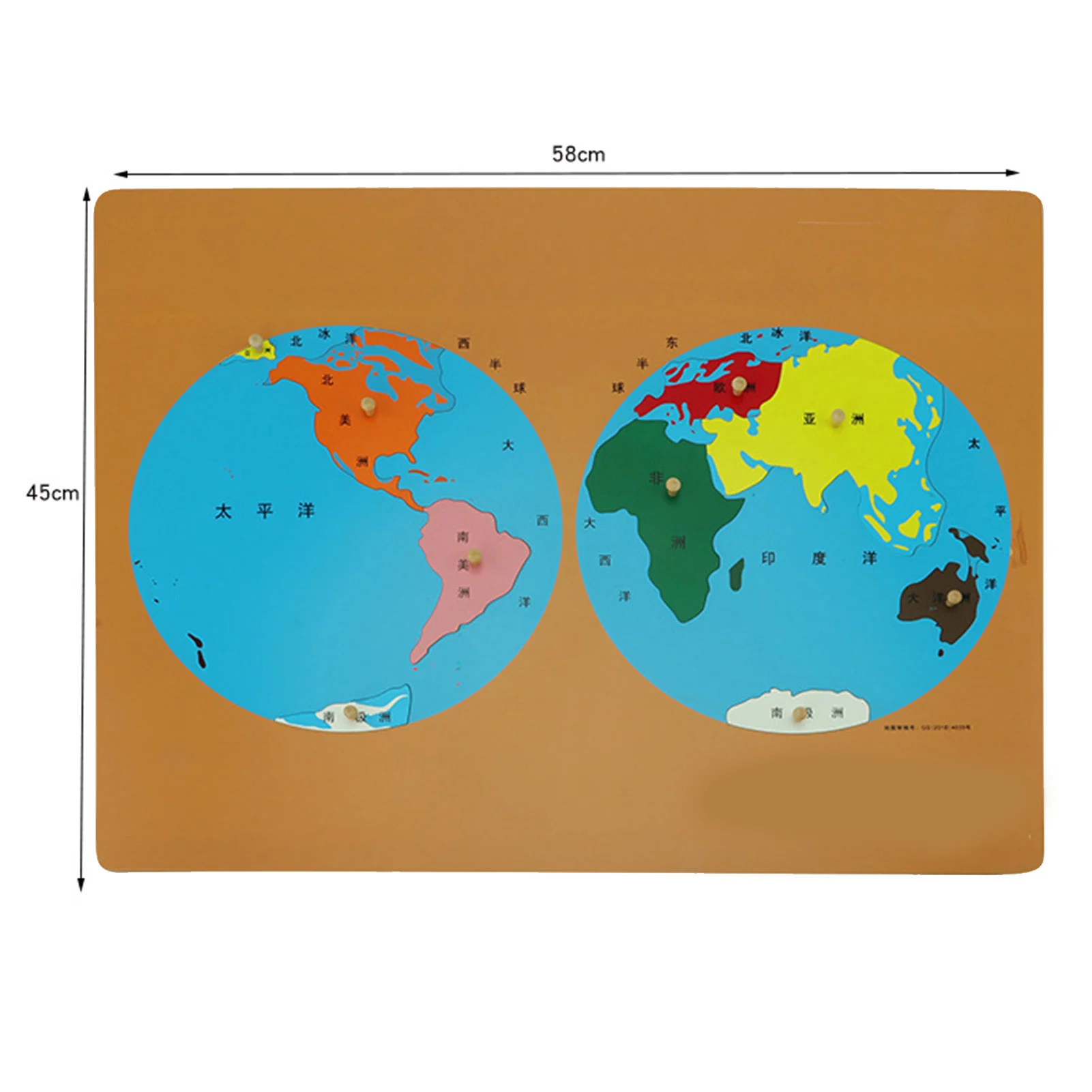 

Montessori Wooden Frame Map World Map Europe Map Puzzle Montessori Toys For Children Montessori Educational Wooden Toys