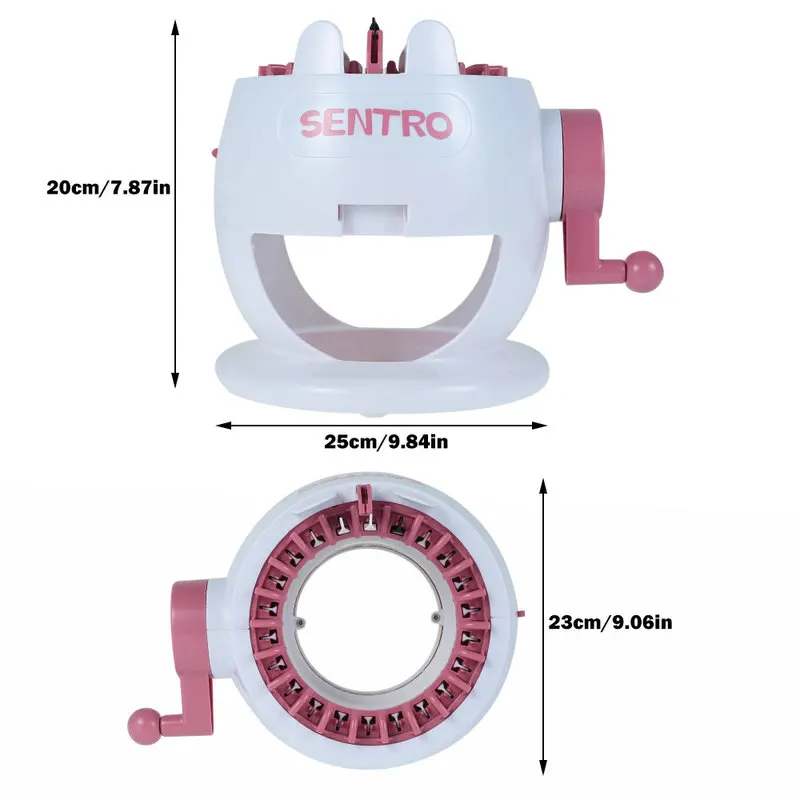 22 иглы ручной работы шерсть Вязание машина цилиндр ШЕРСТЬ ткацкий станок вязки шарф свитер шляпа носки для