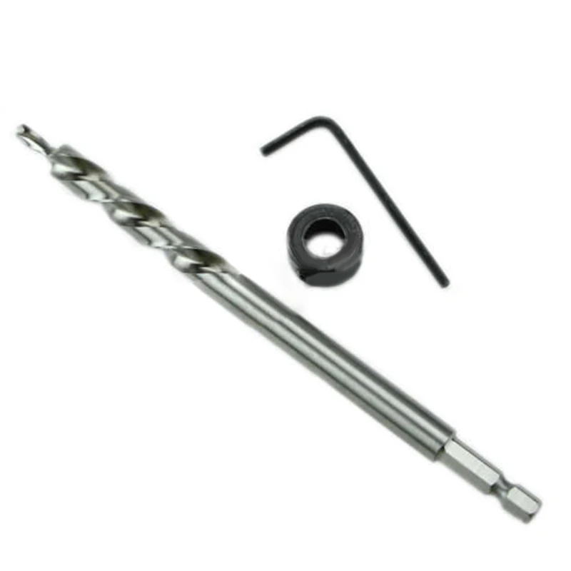 

Attachment Drill bit Spiral Replacement Set Accessories Pocket Hole Drills 3/8\\\\\\\" Limit ring