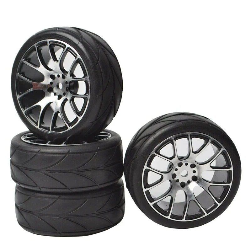

4Pcs 1/10 On-Road Drift Car Rc Car Tires for Tamiya TT-01 TT-02 TA02 HSP HPI Upgrade Modified Accessories