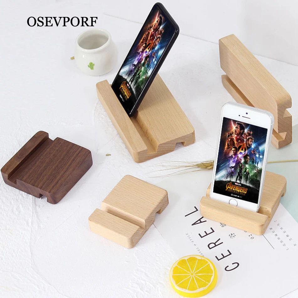 Универсальный деревянный Настольный держатель для Xiaomi Мобильный Телефон iPhone 11 Pro