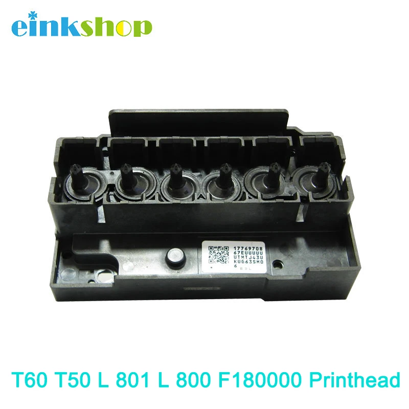 Печатающая головка Einkshop T60 T50 L 801 800 F180000 для epson A50 R290 R330 L800 L850 L805 L801 1 шт.|print head|l 800print