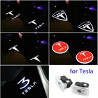2 шт. для Tesla модель S Tesla модель 3 X Y Led пригласительные огни в дверь автомобиля светильник логотип лазерный проектор лампа Ghost Shadow двери светильник аксессуар