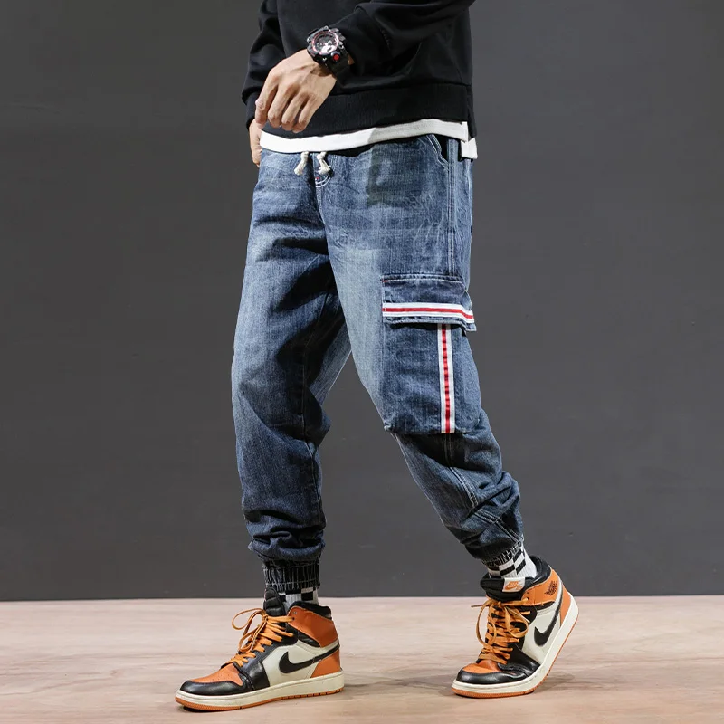 VODOF рабочие джинсы мужские большие размеры 40 повседневные военные с несколькими