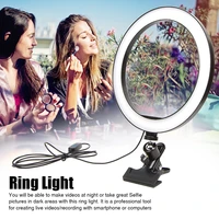 accessories portable photographic live stream fill broadcast self shooting photo studio with stand video ring light usb powered