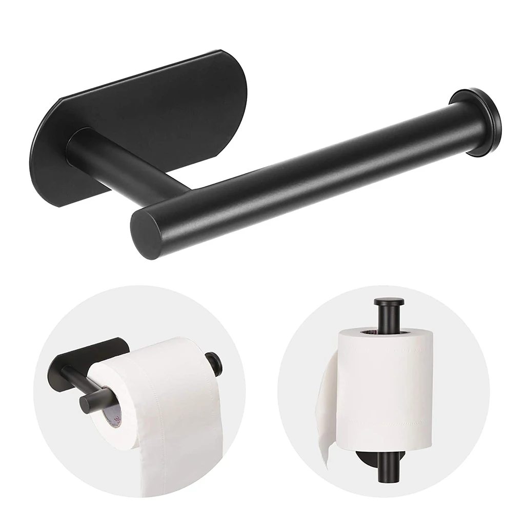 Самоклеющийся держатель рулона туалетной бумаги для ванной комнаты настенный