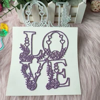 new lace love metal cutting die mould scrapbook decoration embossed photo album decoration card making diy handicrafts