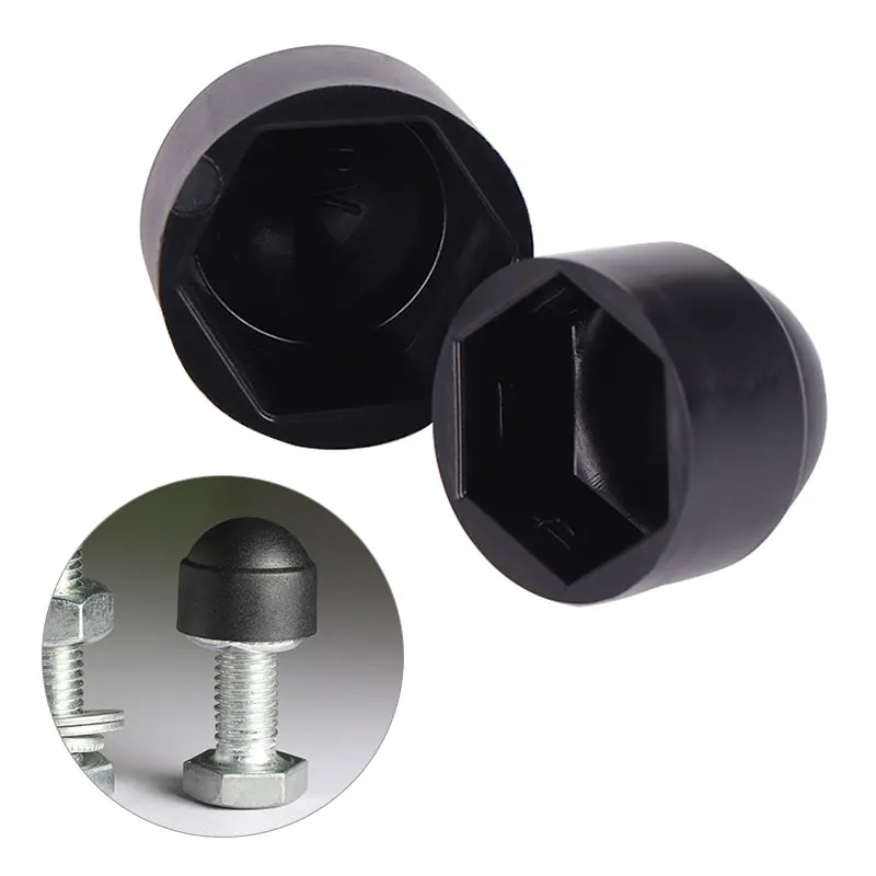 10Pcs Hexagon Plastic M5 M6 M8 M10 M12 Nut Dome Protection Screw Caps Covers Exposed Protect Supplies Against Weathering - купить по