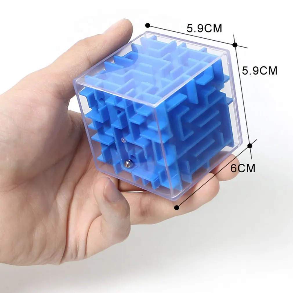 

3D Maze Magic Cube Speed Game Puzzle Decompression Educational Toy Labyrinth Rolling Antistress Ball Toy For Children Adult Gift