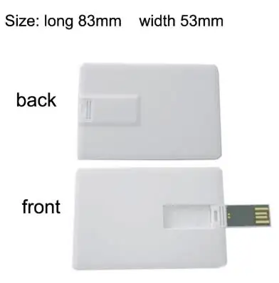 Индивидуальный USB флеш накопитель для кредитной карты 16 гб 32 2 0 4 8 индивидуальный