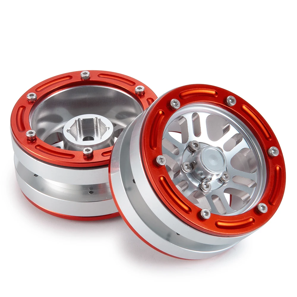 YEAHRUN 1 9 &quotRC алюминиевый Beadlock колеса Ободы для 1/10 SCX10 RC Рок гусеничных моделей