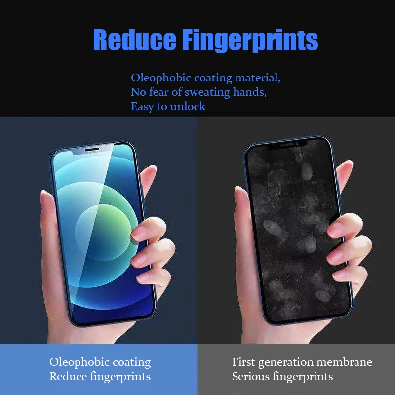 

Full Cover Protective Glass For IPhone 12 11 Pro MAX X XR XS Mimi Screen Protector For iPhone 7 8 SE Plus 11Pro Tempered Glass