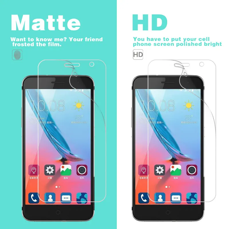 HD прозрачная глянцевая пленка для ZTE Kis Max Geek Imperial Fresh 2 3 4 A880 S2003 B880 GF3 Glux Grand S Pro S3 Hawkeye N9516 матовая пленка