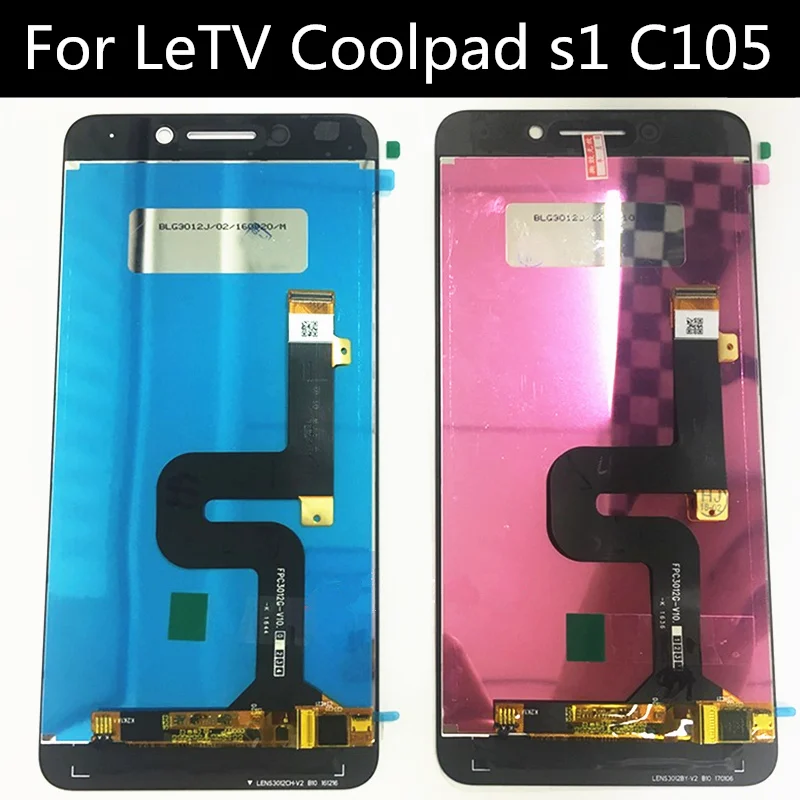 Pantalla LCD para Letv Le Eco Cool Coolpad S1 C105 Changer S1 C105, montaje de digitalizador con pantalla táctil, accesorios de repuesto
