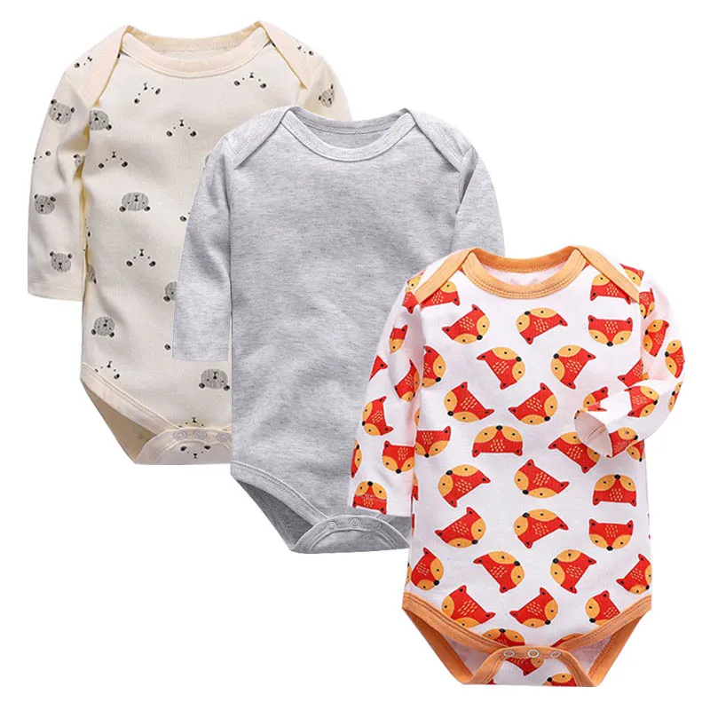 newborn bodysuit baby babies bebes clothes long sleeve cotton printing infant clothing 1pcs 0-24 Months