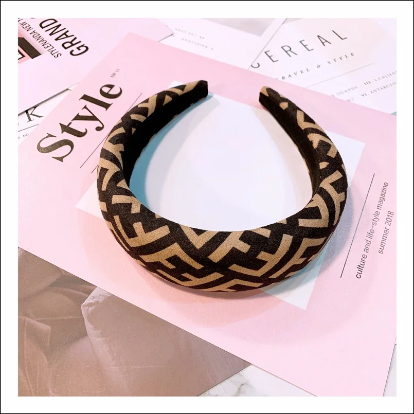 Новинка модные женские широкие губчатые повязки для волос обруч аксессуары