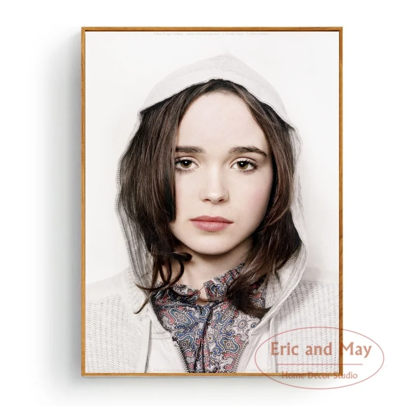 

Ellen Page Canvas Painting Posters And Prints Wall Pictures For Living Room Vintage Poster Decorative Home Decor Obrazy
